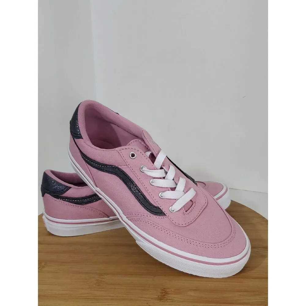 Vans Brooklyn Lifestyle Kid's Sneakers Shimmer Pink Size 6 Big Kid NIB